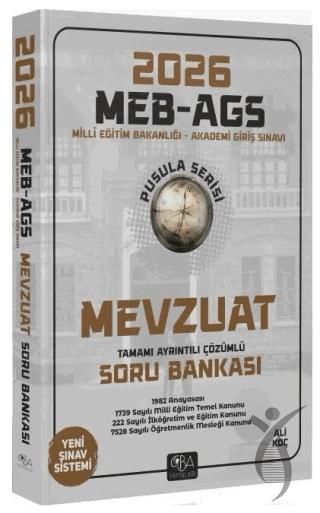 2026 MEB-AGS Mevzuat Soru Bankası Çözümlü Pusula Serisi