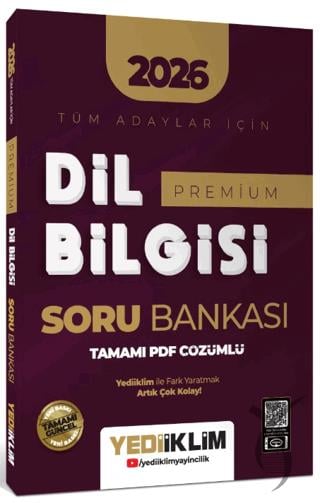 2026 Tüm Adaylar İçin Dil Bilgisi Premium Tamamı PDF Çözümlü Soru Bankası