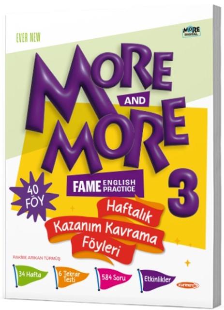 3. Sınıf More More Haftalık Kazanım Kavrama Föyleri 44 Föy