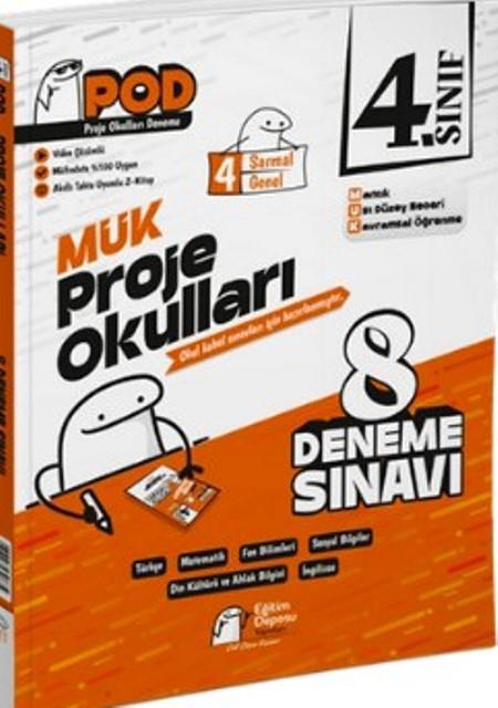 4. Sınıf Mük Proje Okulları 8 Deneme