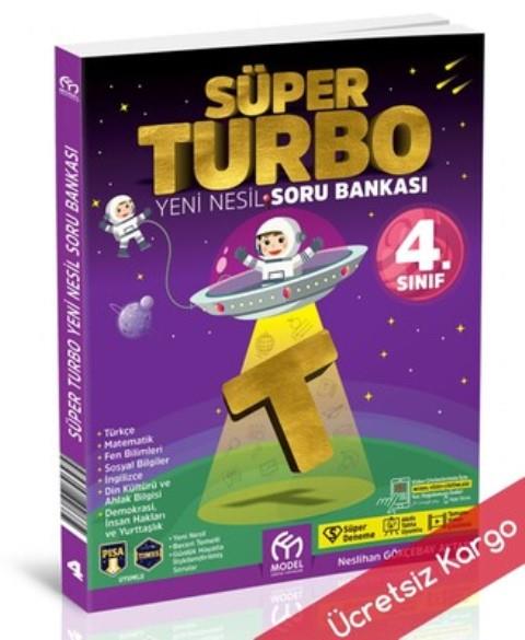 4. Sınıf Tüm Dersler Süper Turbo Yeni Nesil Soru Kitabı