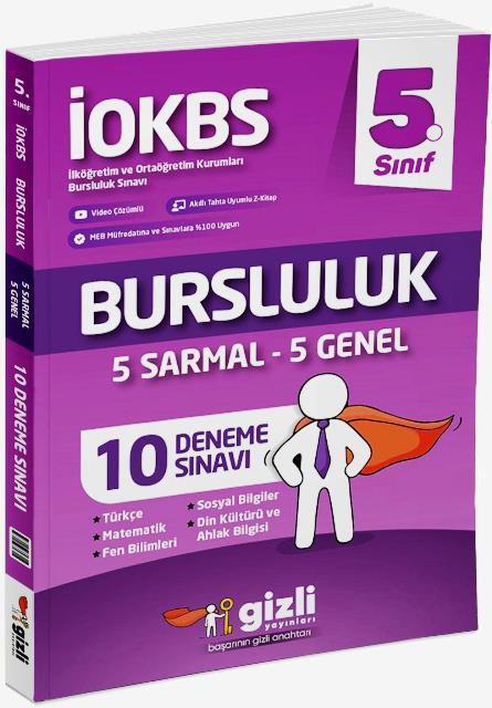 5. Sınıf İOKBS Bursluluk 10 Deneme Sınavı