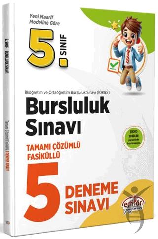 5. Sınıf Bursluluk Sınavı Tamamı Çözümlü 5 Deneme Sınavı