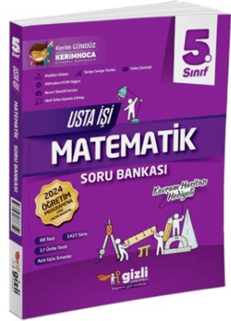 5. Sınıf Matematik Usta İşi Soru Bankası + Kavram Haritası 2025 