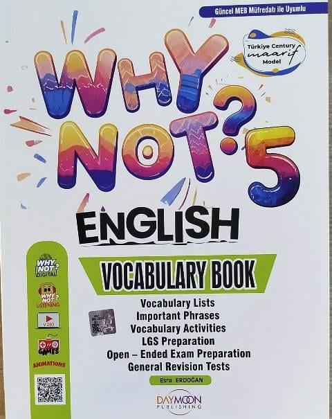 5.Sınıf Why Not Vocabulary Book