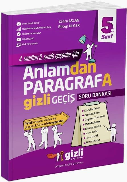 5. Sınıf Anlamdan Paragrafa Gizli Geçiş