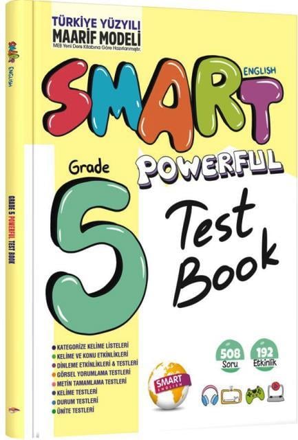 5. Sınıf English Grade Poweful Test Book Smart Serisi