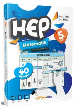 5. Sınıf Haftalık HEP Matematik 40 Deneme 2025