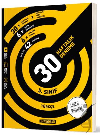 5. Sınıf Türkçe 30 Haftalık Deneme