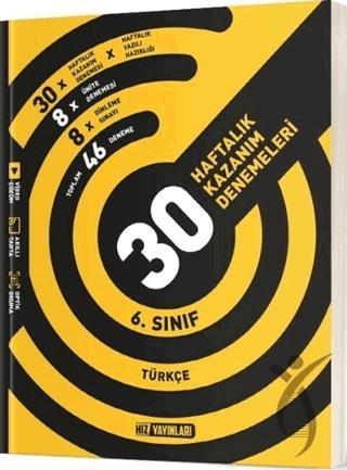 6. Sınıf Türkçe 30 Haftalık Kazanım Denemeleri