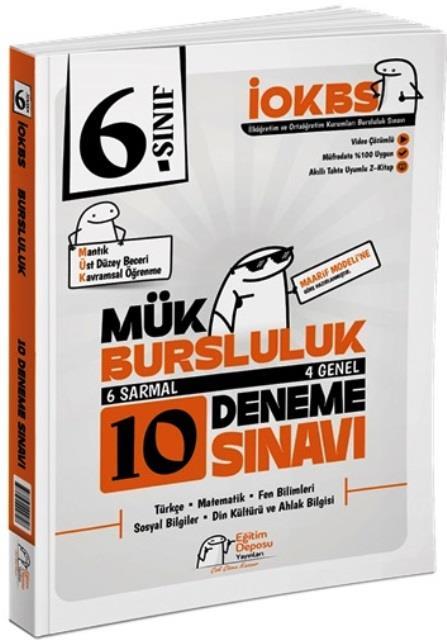 6. Sınıf Mük Bursluluk 10 Deneme Sınavı