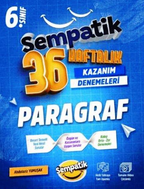 6. Sınıf Paragraf 36 Haftalık Kazanım Denemeleri
