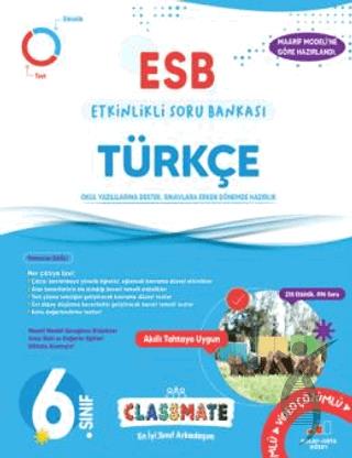 6. Sınıf Classmate Türkçe Etkinlikli Soru Bankası