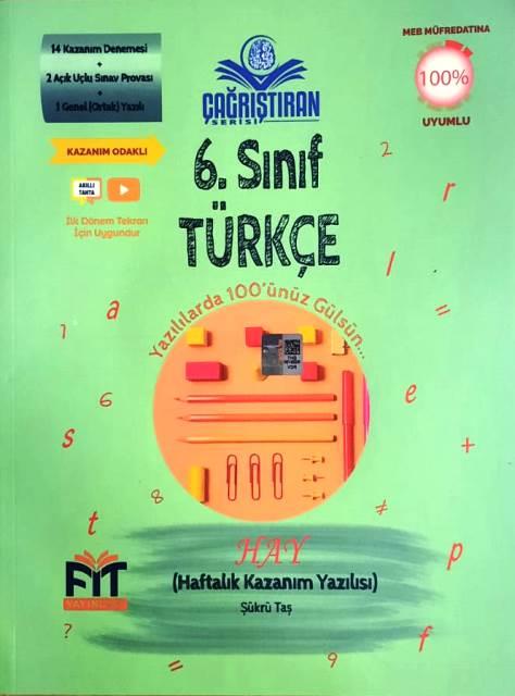 6. Sınıf Türkçe Yazalıya Hazırlık (Haftalık Kazanım Yazılısı)