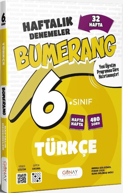 6. Sınıf Türkçe Bumerang 32 Haftalık Denemeler