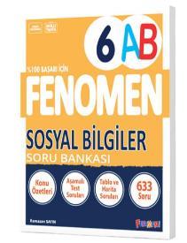 6. Sınıf Fenomen Sosyal Bilgiler Soru Bankası A - B 2025