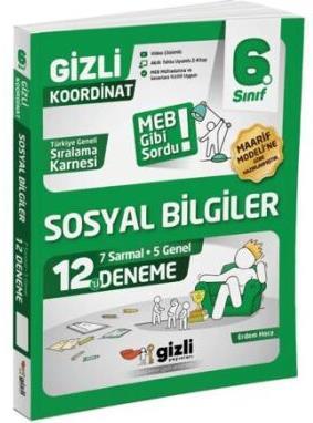 6. Sınıf Sosyal Bilgiler Sarmal 12`li Deneme