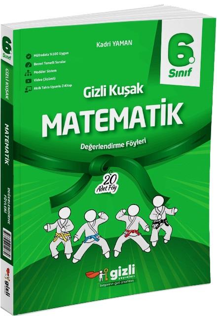6. Sınıf Matematik Gizli Kuşak Serisi Değerlendirme Föyleri 2025