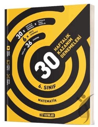 6. Sınıf Matematik 30 Haftalık Kazanım Denemeleri
