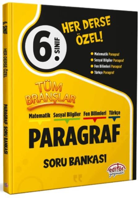 6. Sınıf Tüm Branşlar Paragraf Soru Bankası