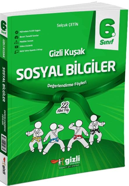 6. Sınıf Sosyal Bilgiler Gizli Kuşak Değerlendirme Föyleri 2025