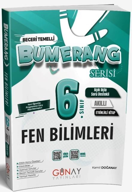 6. Sınıf Fen Bilimleri Bumerang Akıllı Etkinlikli Defter 2026