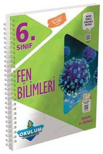 6.Sınıf Fen Bilimleri Okulum Akıllı Defter