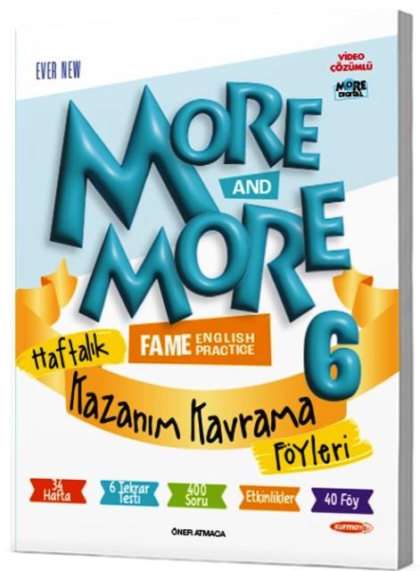 6. Sınıf More & More Haftalık Kazanım Kavrama Föyleri