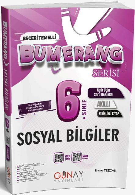 6. Sınıf Sosyal Bilgileri Bumerang Akıllı Etkinlikli Defter 2026