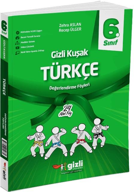 6. Sınıf Türkçe Gizli Kuşak Serisi Değerlendirme Föyleri 2025