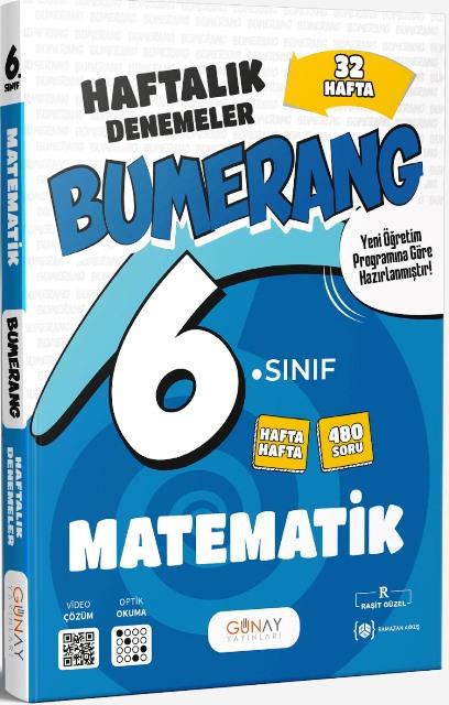 6. Sınıf Matematik Bumerang 32 Haftalık Denemeler
