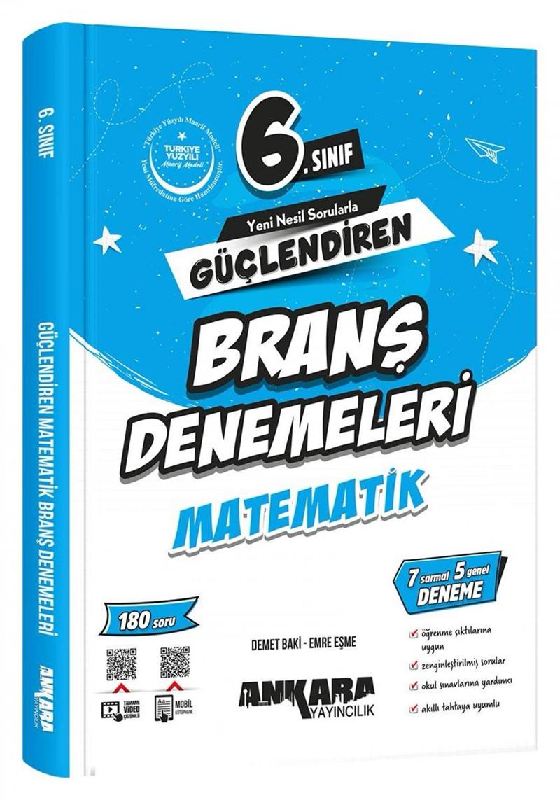 6. Sınıf Matematik Güçlendiren Branş Denemeleri