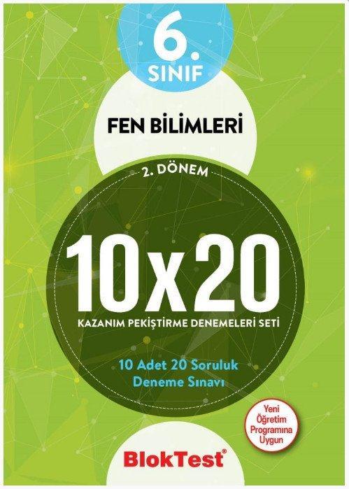 6. Sınıf 2.Dönem Fen Bilimleri 10x20 Denemeleri Seti 