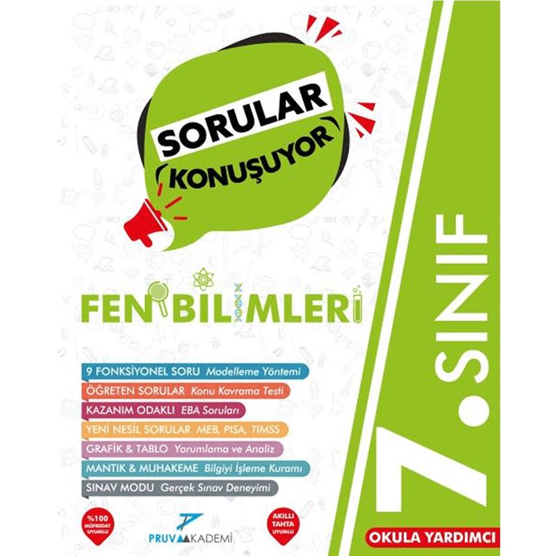 7. Sınıf Fen Bilimleri Sorular Konuşuyor Soru Bankası
