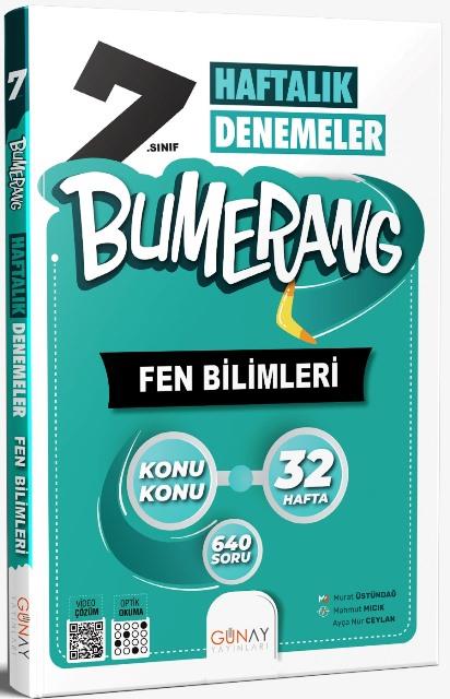 7. Sınıf Fen Bilimleri Bumerang 32 Haftalık Denemeler