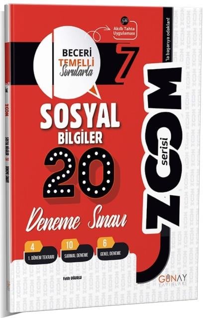 7. Sınıf Sosyal Bilgiler Zoom 20'li Deneme