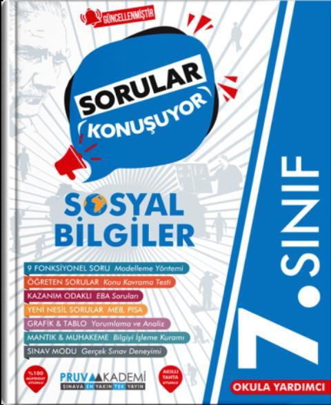 7.Sınıf Sosyal Bilgiler Sorular Konuşuyor Soru Bankası