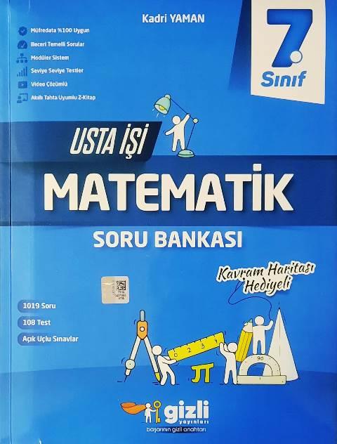7. Sınıf Matematik Soru Bankası Usta İşi Serisi (Kavram Haritası Hediyeli)