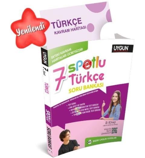 7. Sınıf  Türkçe (Kavram Haritası Hediyeli)Spotlu Soru Bankası 