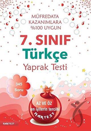 7. Sınıf Türkçe Yaprak Test 