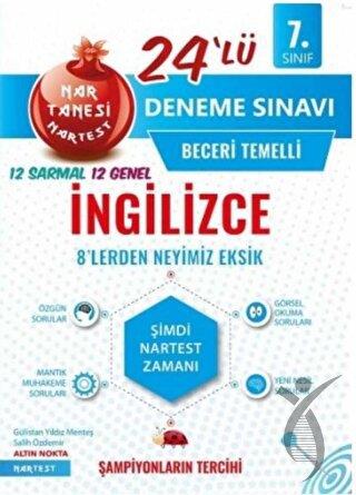 7. Sınıf İngilizce Nar Tanesi 24 lü Deneme Sınavı