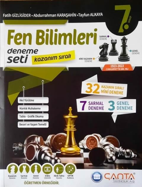 7. Sınıf Fen Bilimleri Kazanım Sıralı Deneme Seti