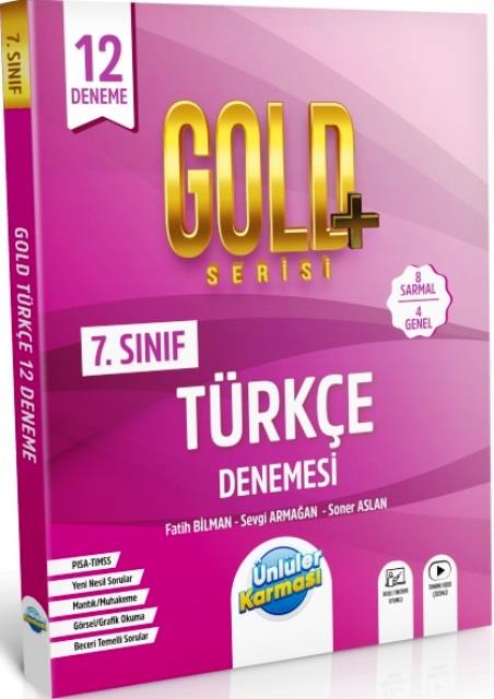 7. Sınıf Türkçe 12 Deneme Gold Serisi