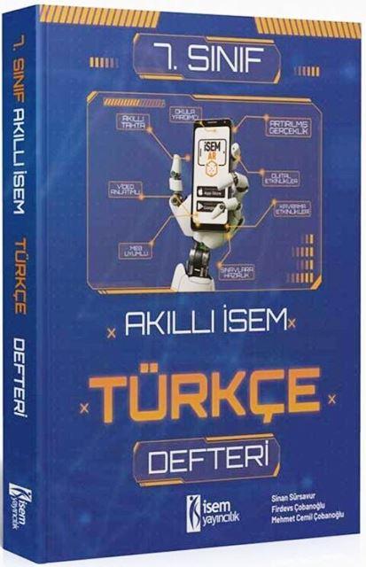7. Sınıf Türkçe Akıllı İsem Defteri