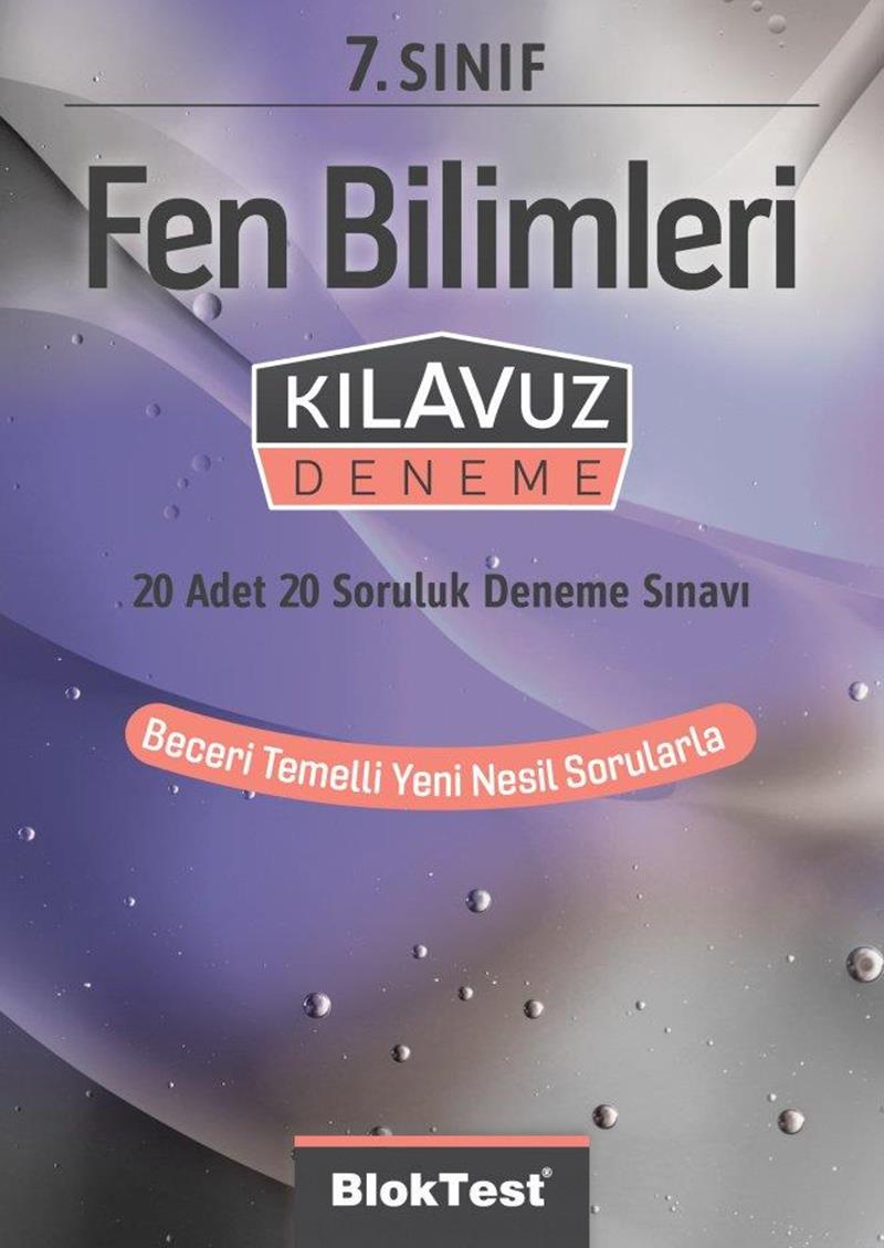 7. Sınıf Fen Bilimleri Kılavuz 20 Deneme