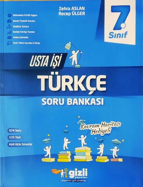 7. Sınıf Türkçe Soru Bankası Usta İşi Serisi (Kavram Haritası Hediyeli)