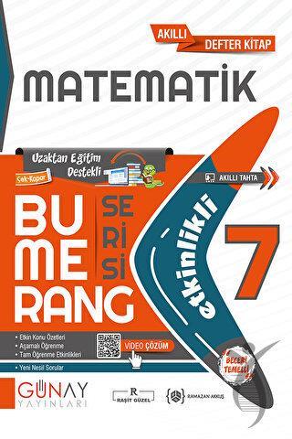 7. Sınıf Matematik Bumerang Akıllı Etkinlikli Defter