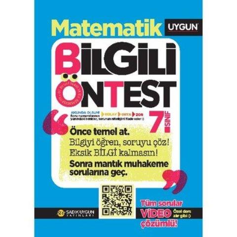7 Sınıf Matematik Bilgili Ön Test 