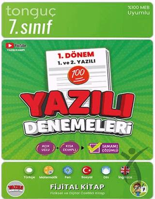 7. Sınıf Yazılı Denemeleri 1. Dönem 1 ve 2. Yazılı