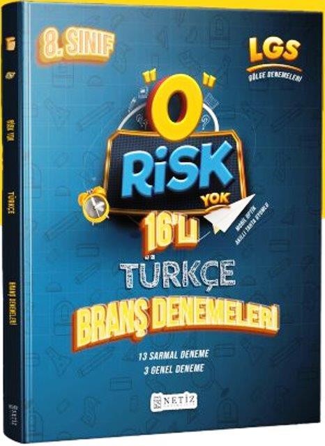 8. Sınıf LGS Türkçe 16'LI Brans Denemeleri 0 Risk Serisi